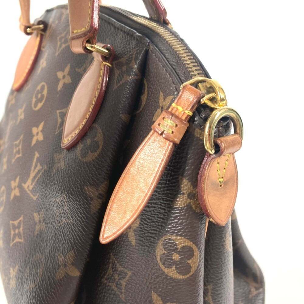 LOUIS VUITTON Brown Monogram Canvas Tote Bag - Picture 11 of 15